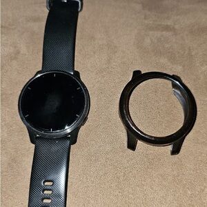 Garmin Black Smartwatch with Case